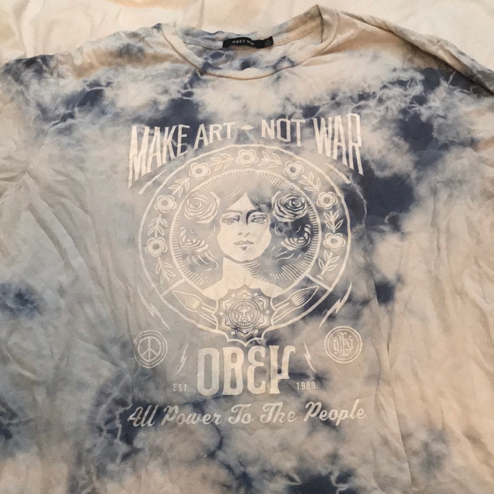 OBEY tie dye tee